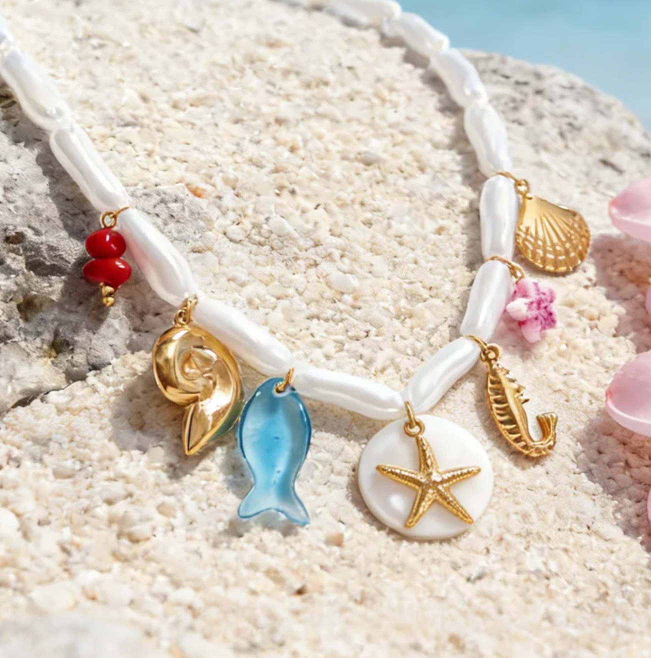 Ocean Pearl Stainless Steel Bracelet for Women