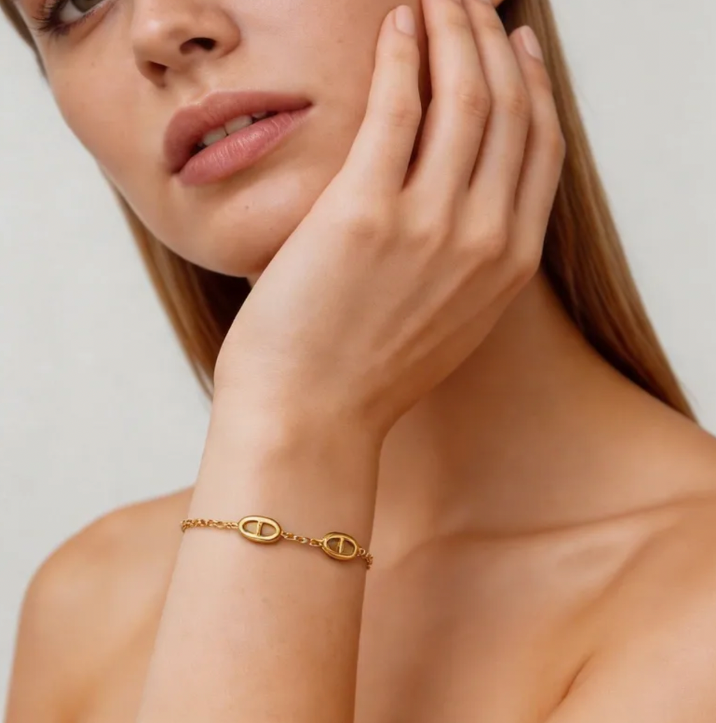 Sweet Heart Stainless Steel Bracelet